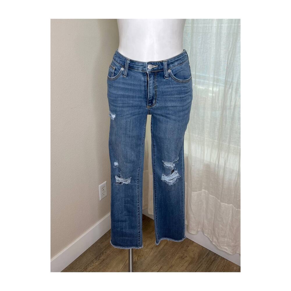 UNIVERSAL THREAD High Rise Slim Straight Distressed Jeans Size 4/27